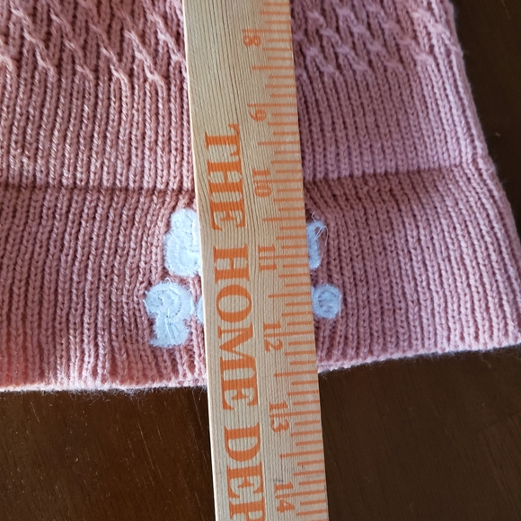 New Rust Color Home Free Knitted Beanie With Pompom on top - Picture 4 of 6